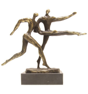 Sculptuur "Een voorsprong hebben"