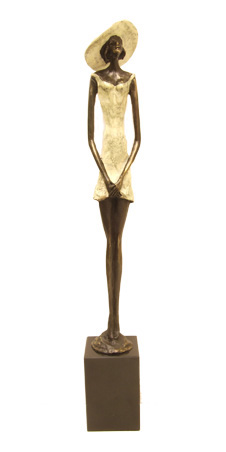 Vrouwen sculptuur "Art nouveau femme"