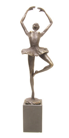 Balerina sculptuur "Beweging in emotie"