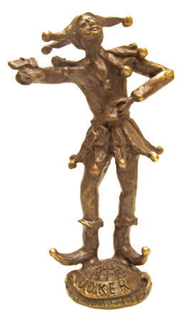 Carnaval sculptuur "de Joker