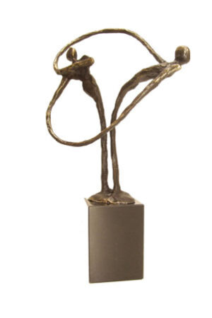 Liefdes sculptuur "Heart to heart"