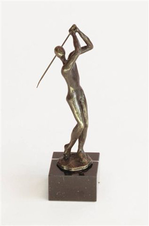Sport beeldje "de Golfer"