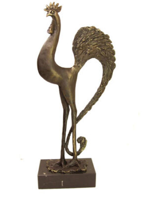 Dieren sculptuur "Haan"