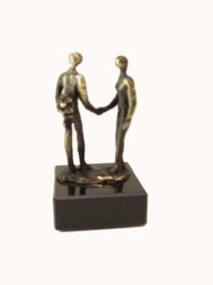 Bedankje sculptuur "Dat verdient een bloemetje"