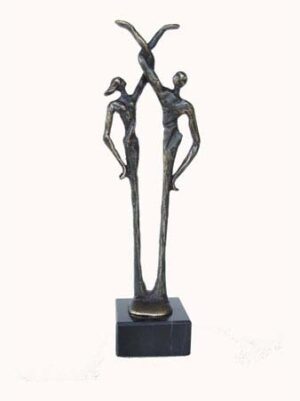 Liefdes sculptuur "Perfect match"