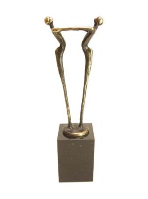 Liefdes sculptuur "between us"