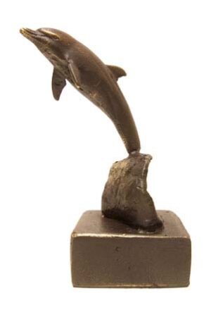 As geschenk 'De dolfijn" urn