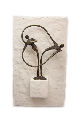 Wanddecoratie "Heart to heart"