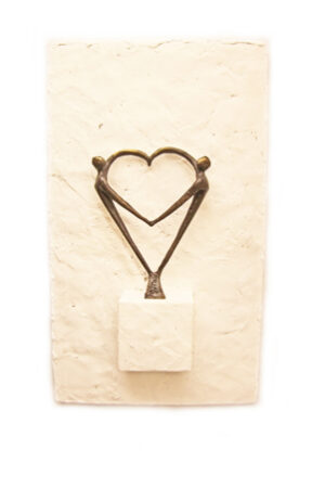 Wanddecoratie "Hart voor elkaar"